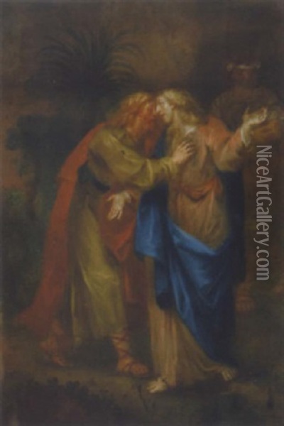 Der Judas-kuss Oil Painting - Friedrich Heinrich Fueger