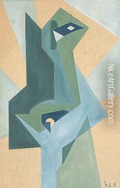 Composition cubiste Oil Painting - Maria Blanchard