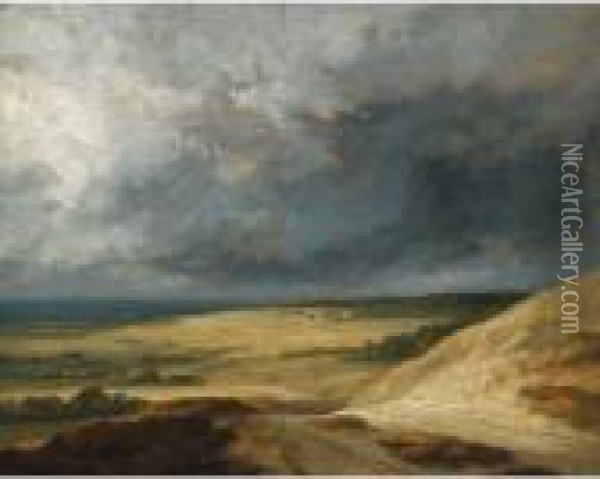Landscape Oil Painting - Georges Michel