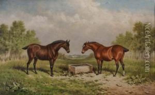 The Favourites Oil Painting - William Eddowes Turner