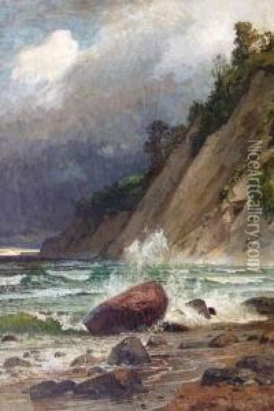 Ostpreusischer Strand Oil Painting - Julius Siemering