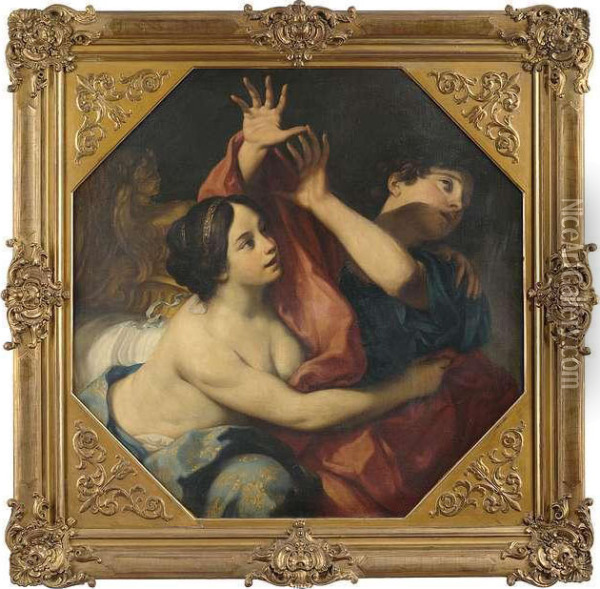 Joseph Und Die Frau Des Potiphar Oil Painting - Carlo Cignani