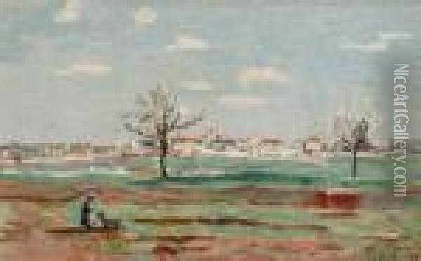 Paysageanime Oil Painting - Jean-Baptiste-Camille Corot