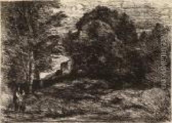 Le Tombeau De Semiramis Oil Painting - Jean-Baptiste-Camille Corot