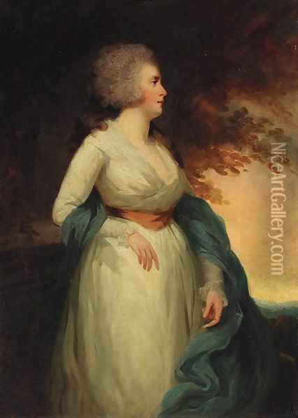 Portrait of a lady 2 Oil Painting - Sir Henry Raeburn