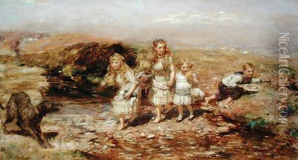 The Adventure, 1883 Oil Painting - William McTaggart