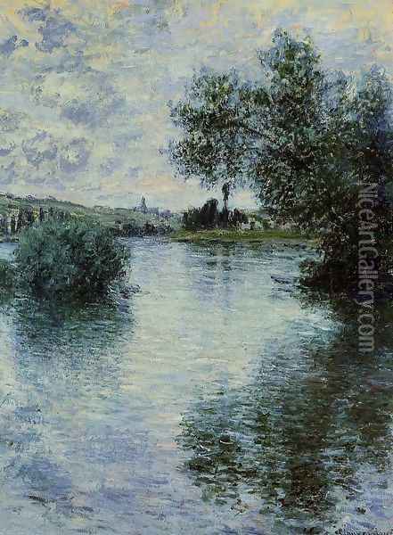 The Seine at Vetheuil 1 Oil Painting - Claude Oscar Monet