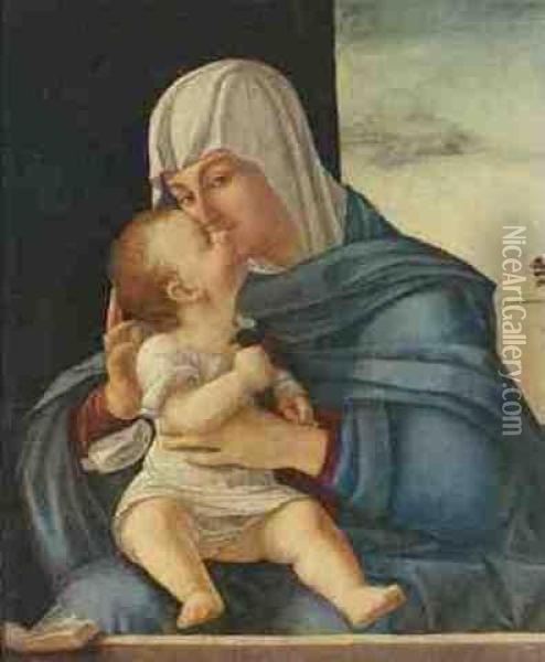 Madonna And Child Oil Painting - Vittore Carpaccio
