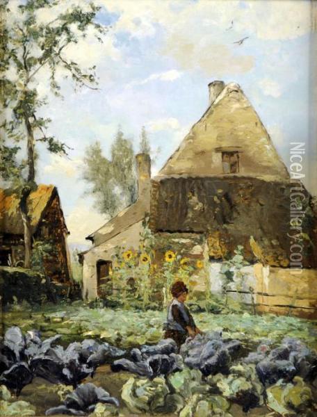 Le Potager Oil Painting - Jan Frans Simons