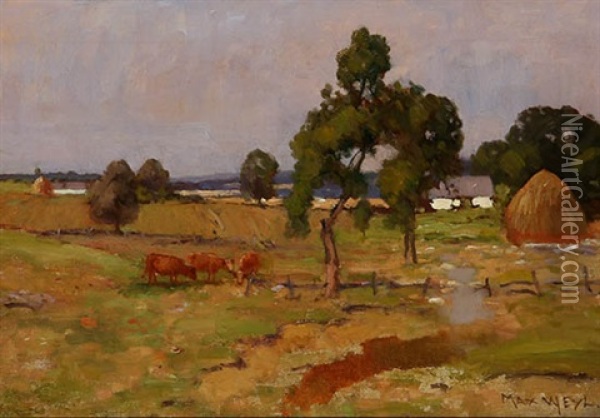 A Pleasant Day Near Washington Oil Painting - Max Weyl