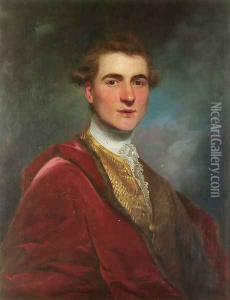 Portrait Of Charles Hamilton 8th Early Of Haddington (1753 1828) Oil Painting - Sir Joshua Reynolds