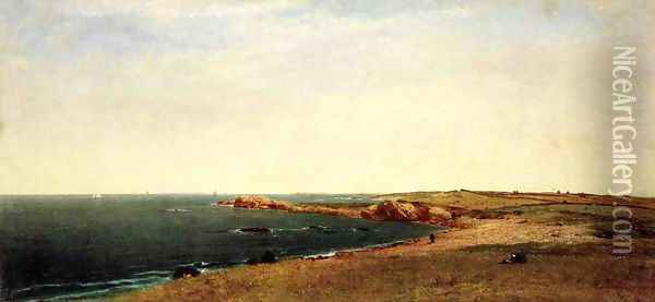 newport coast Oil Painting - William Trost Richards