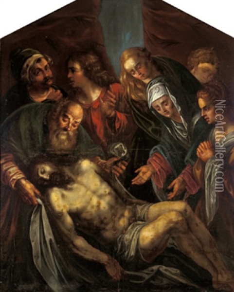 Die Beweinung Christi Oil Painting - Karel Skreta