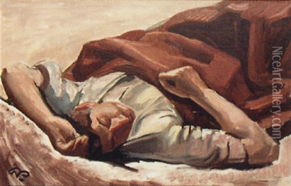 Vilande Man Oil Painting - Georg Pauli