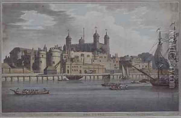 The Tower of London Oil Painting - Joseph Farington