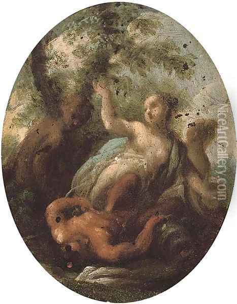The Death of Adonis Oil Painting - Michele Da Parma (see Rocca)