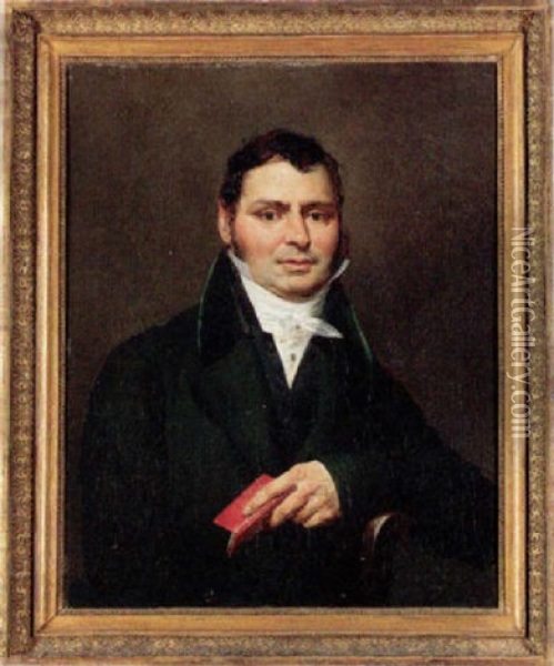 Portrait Of Pierre Gastambide Oil Painting - Merry-Joseph Blondel