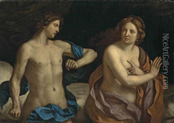 Giovanni Francesco Barbieri, Il Guercino Amnon And Tamar Oil Painting - Guercino
