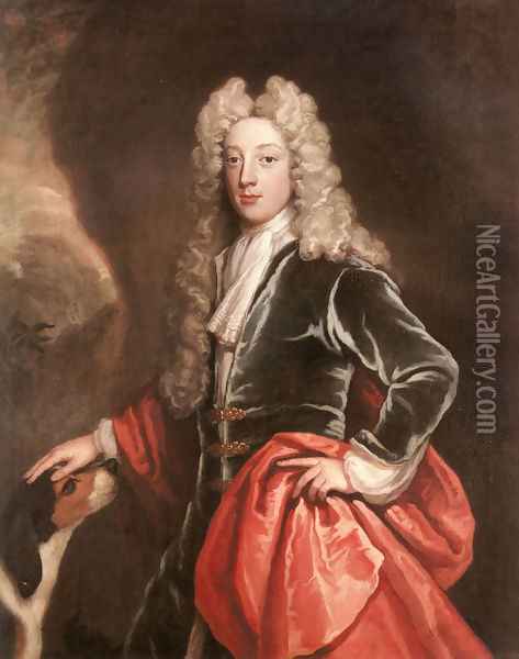 Portrait of Thomas Boothby (1681-1752) Oil Painting - John Baptist de Medina