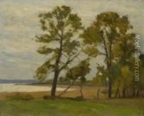 Lakeside View. Oil Painting - William Brymner