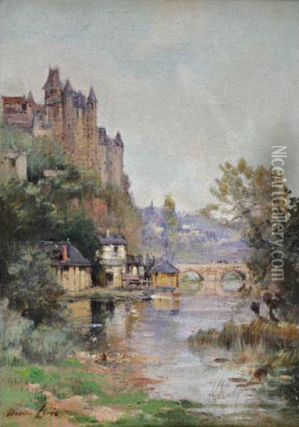 Les Chateaux De Loreze Oil Painting - Maurice Levis