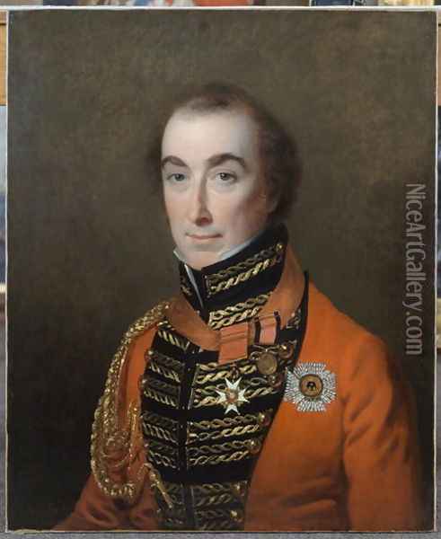 Major General Sir Jaspar Nicolls KCB (1778-1849) c.1827 Oil Painting - Noel Norman Carter