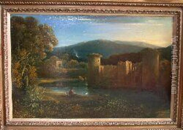 Inverlochy Castle Oil Painting - John, Rev. Thomson Of Duddingston