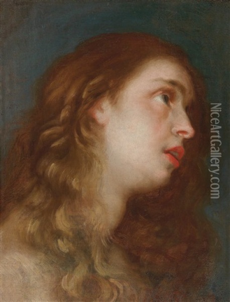 Saint Mary Magdalene Oil Painting - Mateo Cerezo