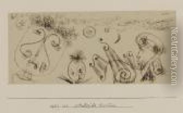 Astrologische Charlatane Oil Painting - Paul Klee