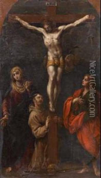 Cristo Crocifisso Oil Painting - Bartolomeo Cesi