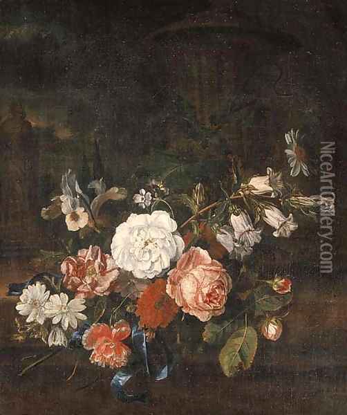 Flowers Oil Painting - Rachel Ruysch