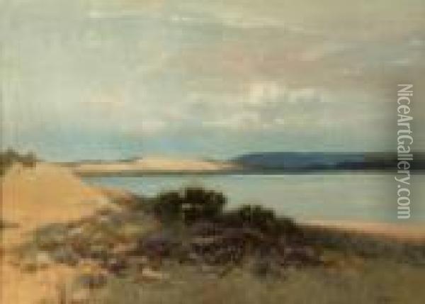 West-country Bay Oil Painting - Frederick John Widgery