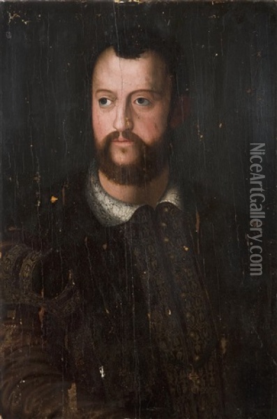Portrait Von Cosimo I. Oil Painting -  Bronzino