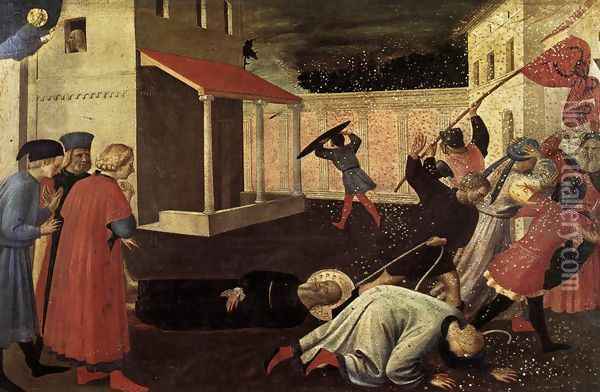 The Martyrdom of St Mark 1433 Oil Painting - Angelico Fra
