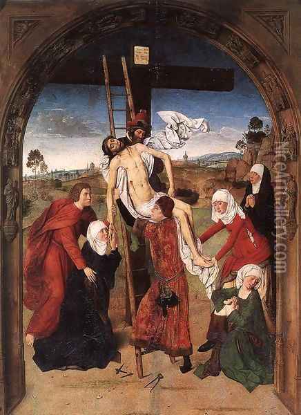 Passion Altarpiece (central) Oil Painting - Dieric the Elder Bouts