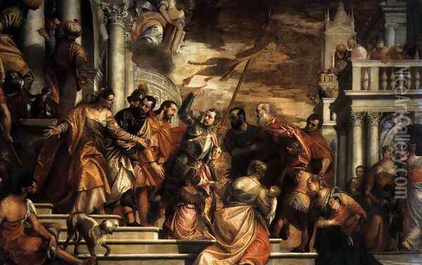 Sts Mark and Marcelino Being Led to Martyrdom 1565 Oil Painting - Paolo Veronese (Caliari)