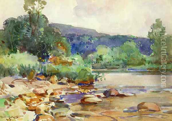 The Bend Pool, 1929 Oil Painting - Walter Granville-Smith