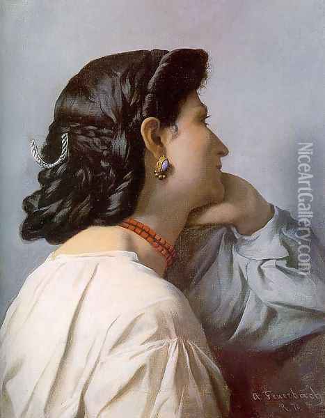 Iphigenia 1870 Oil Painting - Anselm Friedrich Feuerbach