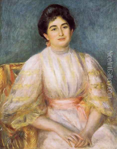 Madame Paul Gallimard Nee Lucie Duche Oil Painting - Pierre Auguste Renoir