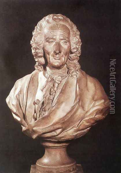 Bust of Jean-Philippe Rameau Oil Painting - Jean-Jacques Caffieri