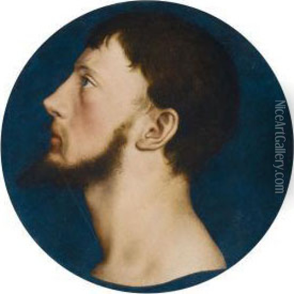 Sir Thomas Wyatt The Younger Oil Painting - Hans Holbein the Younger