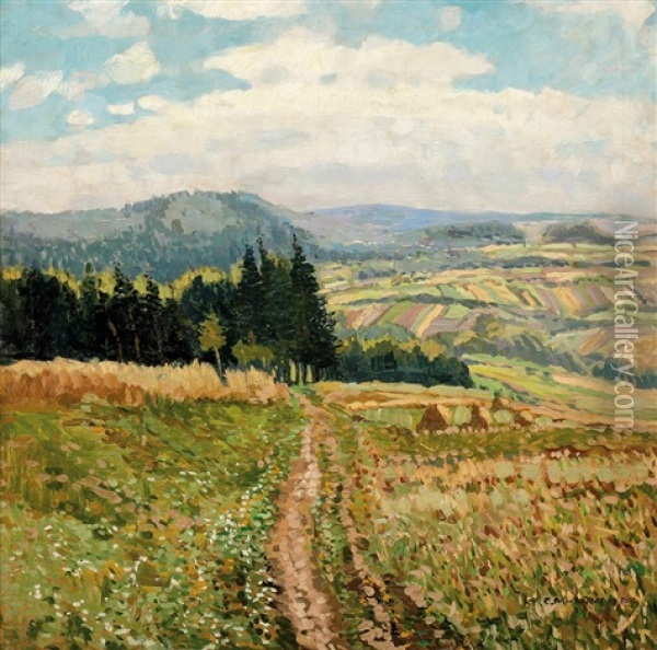 O Znich Oil Painting - Gustav Macoun