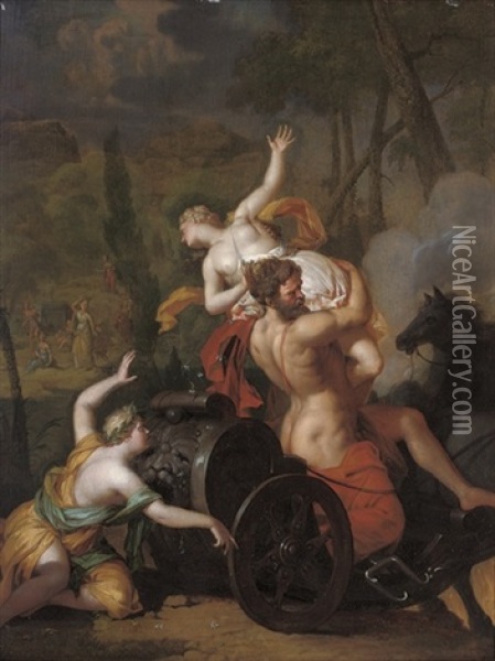 The Abduction Of Proserpine Oil Painting - Nicholaas Verkolye