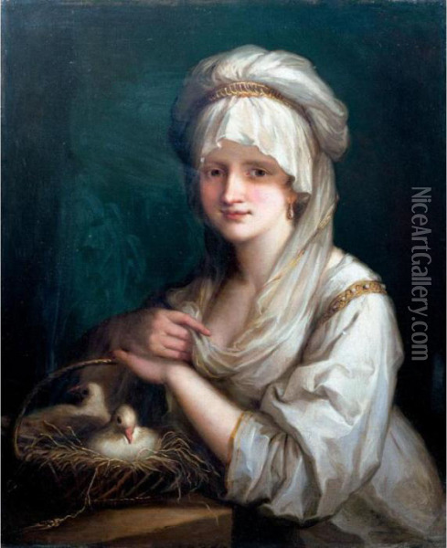 Conjugal Peace Oil Painting - Angelica Kauffmann