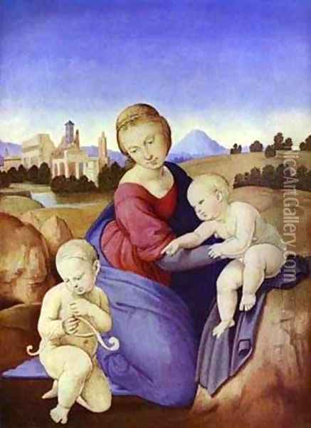 Madonna Estergazi Oil Painting - Raphael