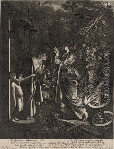 Ceres Seeking Her Daughter Oil Painting - Hendrick Goudt