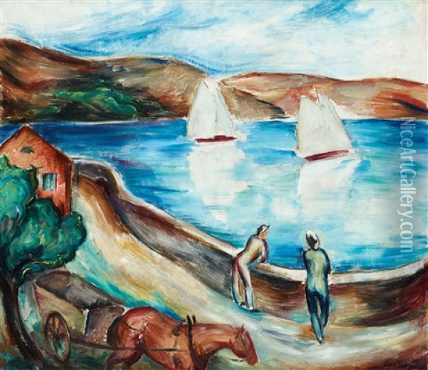Landscape Oil Painting - Ewald Dahlskog
