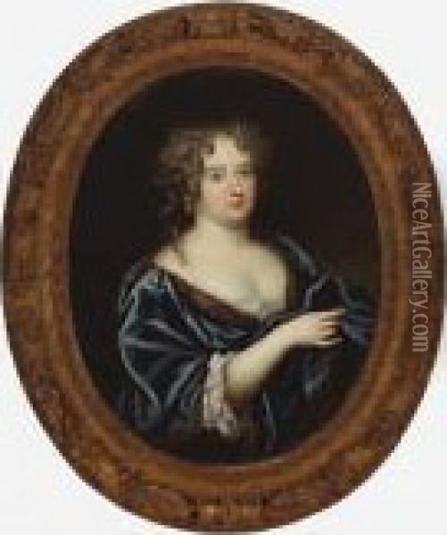 A Portrait Of A Lady Oil Painting - Sir Peter Lely