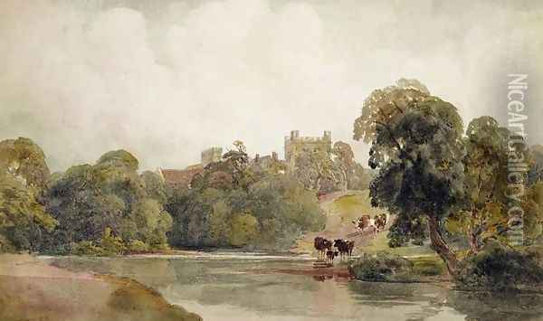 Mortham Tower, County Durham Oil Painting - Peter de Wint