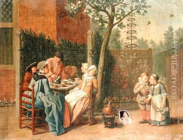The Four Seasons Spring Oil Painting - Jan Jozef, the Younger Horemans